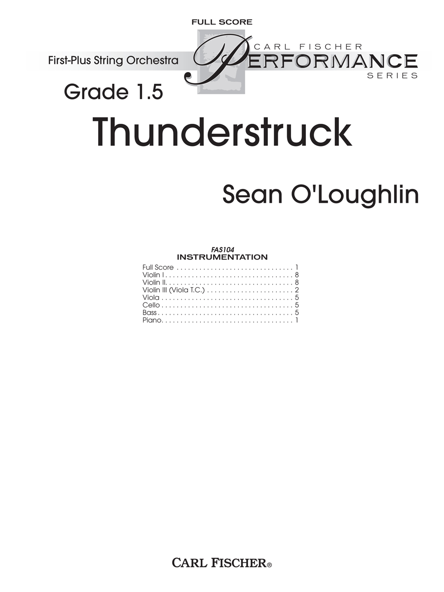 FAS104_score.indd Thunderstruck - Image 1